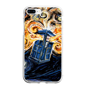 Чехол для iPhone 7Plus/8 Plus матовый с принтом Van Gogh Tardis в Курске, Силикон | Область печати: задняя сторона чехла, без боковых панелей | Тематика изображения на принте: david tennant | doctor who | jodie whittaker | matt smith | space | tardis | time | время | девид теннант | джоди уиттакер | доктор | доктор кто | космос | мэтт смит | тардис