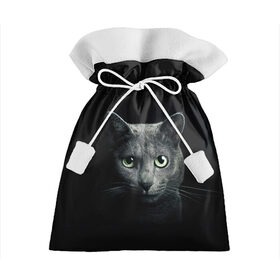Подарочный 3D мешок с принтом Кот в Курске, 100% полиэстер | Размер: 29*39 см | Тематика изображения на принте: animal | animals | beast | black | cat | kitten | британец | британка | животное | животные | зверек | зверь | кот | котейка | котенок | котики | котэ | кошка | кошки | черная