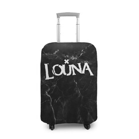 Чехол для чемодана 3D с принтом LOUNA в Курске, 86% полиэфир, 14% спандекс | двустороннее нанесение принта, прорези для ручек и колес | louna | tracktor bowling | альтернативный метал | альтернативный рок | гранж | лу | луна | ню метал | панк рок | хард рок