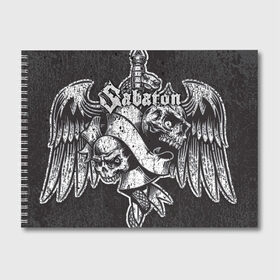 Альбом для рисования с принтом SABATON в Курске, 100% бумага
 | матовая бумага, плотность 200 мг. | sabaton | даниель муллбак | йоаким броден | крис рёланд | оскар монтелиус | пэр сундстрём | рикард сунден | сабатон | тоббе энглунд | томми юханссон | ханнес ван дал