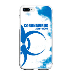 Чехол для iPhone 7Plus/8 Plus матовый с принтом Coronavirus 2019 - nCoV в Курске, Силикон | Область печати: задняя сторона чехла, без боковых панелей | 2019   ncov | coronavirus | covid | covid 19 | ncov | virus | арт | биологическая опасность | болезнь | вирус | знак | карантин | корона | коронавирус | короновирус | мем | мой руки | оставайся дома | пандемия | помой руки