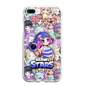 Чехол для iPhone 7Plus/8 Plus матовый с принтом BrawlStars Girls (Oko) в Курске, Силикон | Область печати: задняя сторона чехла, без боковых панелей | 8 | bit | brawl | brawlstars | bs | girls | oko | penny | stars | virus | бит | бравл | бравлеры | бравлстарс | бравлы | браво | бровл | броул | броулбол | бс | вирус | герои | девочки | игра | мультик | образ | око | пени | пенни | персон