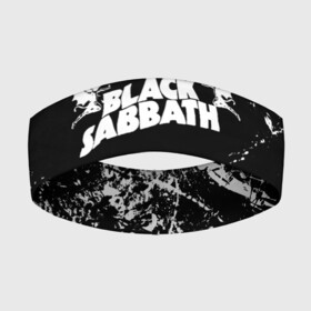 Повязка на голову 3D с принтом Black Sabbath в Курске,  |  | black | black sabath | black sabbath | hard rock | heavy metal | ozzy | sabath | блэк сабат | группы | метал | музыка | оззи | оззи осборн | ози | осборн | рок | хард рок | хэви метал