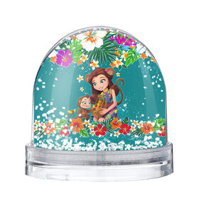 Снежный шар с принтом Мерит Мартыша в Курске, Пластик | Изображение внутри шара печатается на глянцевой фотобумаге с двух сторон | enchantimals | детское | для девочек | зверюшки | игрушки | куклы | энчантималс