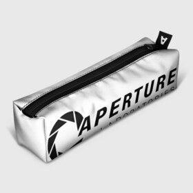 Пенал 3D с принтом Aperture Science логотип в Курске, 100% полиэстер | плотная ткань, застежка на молнии | aperture science | half life | portal | valve | валв | портал | халф лайф