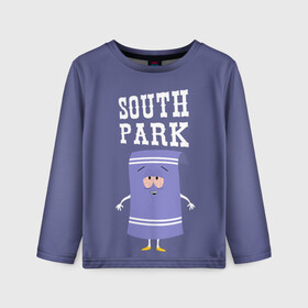 Детский лонгслив 3D с принтом South Park Полотенчико в Курске, 100% полиэстер | длинные рукава, круглый вырез горловины, полуприлегающий силуэт
 | south park | баттерс | кайл | кени | кеннет | кенни | мультик | саус парк | стэнли | эрик | южный парк