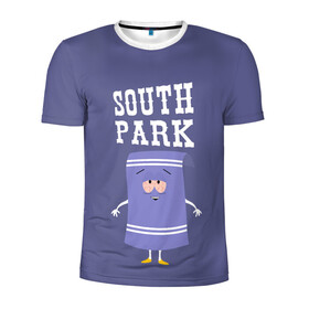 Мужская футболка 3D спортивная с принтом South Park Полотенчико в Курске, 100% полиэстер с улучшенными характеристиками | приталенный силуэт, круглая горловина, широкие плечи, сужается к линии бедра | south park | баттерс | кайл | кени | кеннет | кенни | мультик | саус парк | стэнли | эрик | южный парк