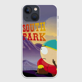 Чехол для iPhone 13 mini с принтом South Park Cartman | Картмен (Z) в Курске,  |  | south park | баттерс | кайл | картмен | кени | кеннет | кенни | мультик | саус парк | стэнли | эрик | южный парк