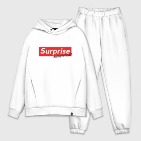 Мужской костюм хлопок OVERSIZE с принтом Surprise Motherfcker в Курске,  |  | supreme | surprise | саприм | суприм | сюрпрайз | сюрприз