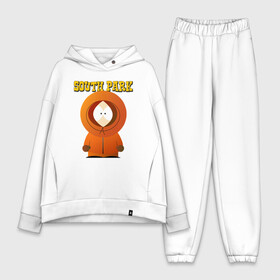 Женский костюм хлопок Oversize с принтом ЮЖНЫЙ ПАРК в Курске,  |  | kenny | south park | кенни | мультфильмы | саус парк | южный парк