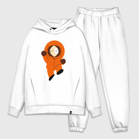 Мужской костюм хлопок OVERSIZE с принтом ЮЖНЫЙ ПАРК в Курске,  |  | kenny | south park | кенни | мультфильмы | саус парк | южный парк