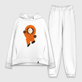 Женский костюм хлопок Oversize с принтом ЮЖНЫЙ ПАРК в Курске,  |  | kenny | south park | кенни | мультфильмы | саус парк | южный парк