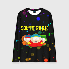 Мужской лонгслив 3D с принтом South Park. в Курске, 100% полиэстер | длинные рукава, круглый вырез горловины, полуприлегающий силуэт | south park | американская культура | американский мультсериал | колорадо | пародия | саус парк | саут парк | черный юмор | четыре мальчика | шоу | южный парк