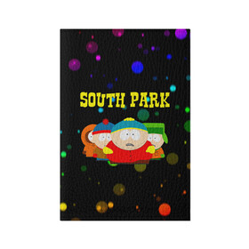 Обложка для паспорта матовая кожа с принтом South Park. в Курске, натуральная матовая кожа | размер 19,3 х 13,7 см; прозрачные пластиковые крепления | south park | американская культура | американский мультсериал | колорадо | пародия | саус парк | саут парк | черный юмор | четыре мальчика | шоу | южный парк