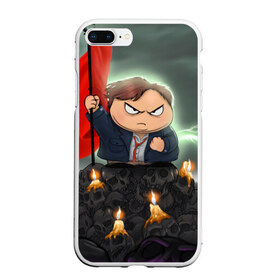 Чехол для iPhone 7Plus/8 Plus матовый с принтом Eric Cartman в Курске, Силикон | Область печати: задняя сторона чехла, без боковых панелей | eric cartman | kenny | south park | ерик картман | злой картман | картман | кени | кенни | молнии | мультфильм | саус парк | саус парк мультик | флаг | черепа | эрик картман | южный парк