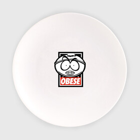 Тарелка с принтом OBESE в Курске, фарфор | диаметр - 210 мм
диаметр для нанесения принта - 120 мм | cartman | kenny | park | south | southpark | картман | кенни | мульт | мультик | парк | персонаж | персонажи | сериал | южный