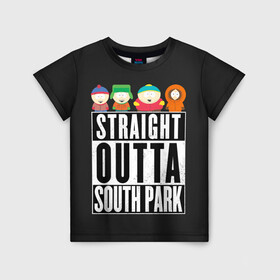 Детская футболка 3D с принтом South Park в Курске, 100% гипоаллергенный полиэфир | прямой крой, круглый вырез горловины, длина до линии бедер, чуть спущенное плечо, ткань немного тянется | cartman | kenny | park | south | southpark | картман | кенни | мульт | мультик | парк | персонаж | персонажи | сериал | южный