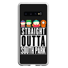 Чехол для Samsung Galaxy S10 с принтом South Park в Курске, Силикон | Область печати: задняя сторона чехла, без боковых панелей | cartman | kenny | park | south | southpark | картман | кенни | мульт | мультик | парк | персонаж | персонажи | сериал | южный