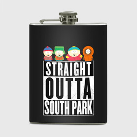 Фляга с принтом South Park в Курске, металлический корпус | емкость 0,22 л, размер 125 х 94 мм. Виниловая наклейка запечатывается полностью | cartman | kenny | park | south | southpark | картман | кенни | мульт | мультик | парк | персонаж | персонажи | сериал | южный