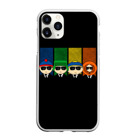 Чехол для iPhone 11 Pro матовый с принтом South Park в Курске, Силикон |  | Тематика изображения на принте: cartman | kenny | park | south | southpark | картман | кенни | мульт | мультик | парк | персонаж | персонажи | сериал | южный
