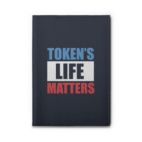 Обложка для автодокументов с принтом TOKENS LIFE MATTERS в Курске, натуральная кожа |  размер 19,9*13 см; внутри 4 больших “конверта” для документов и один маленький отдел — туда идеально встанут права | Тематика изображения на принте: cartman | kenny | park | south | southpark | картман | кенни | мульт | мультик | парк | персонаж | персонажи | сериал | южный