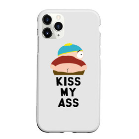 Чехол для iPhone 11 Pro матовый с принтом Kiss My Ass в Курске, Силикон |  | Тематика изображения на принте: cartman | kenny | park | south | southpark | картман | кенни | мульт | мультик | парк | персонаж | персонажи | сериал | южный