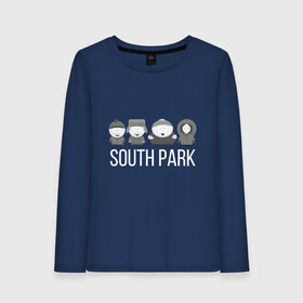 Женский лонгслив хлопок с принтом South Park в Курске, 100% хлопок |  | cartman | kartman | kenny | park | south | брофловски | кайл | картинка | картман | кенни | маккормик | марш | парк | саус | сауспарк | стэн | стэнли | эрик | южный