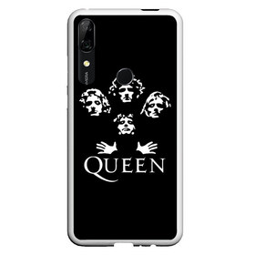 Чехол для Honor P Smart Z с принтом QUEEN (НА СПИНЕ) в Курске, Силикон | Область печати: задняя сторона чехла, без боковых панелей | queen | rock | we will rock you | брайан мэи | группа queen | группа квин | джон дикон | квин | королева | король | роджер тейлор | рок | фредди меркьюри