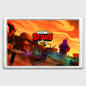 Магнит 45*70 с принтом BRAWL STARS в Курске, Пластик | Размер: 78*52 мм; Размер печати: 70*45 | 8 bit | barley | brawl stars | brock | bull | colt | crow | dynamike | frank | jessie | leon | барли | бравл старс | брок | булл | ворон | динамайк | кольт | леон | могила | фрэнк