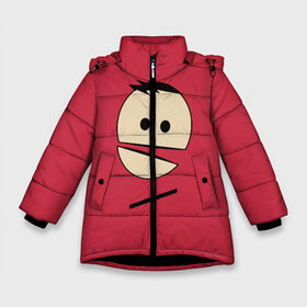 Зимняя куртка для девочек 3D с принтом South Park Терренс Косплей в Курске, ткань верха — 100% полиэстер; подклад — 100% полиэстер, утеплитель — 100% полиэстер. | длина ниже бедра, удлиненная спинка, воротник стойка и отстегивающийся капюшон. Есть боковые карманы с листочкой на кнопках, утяжки по низу изделия и внутренний карман на молнии. 

Предусмотрены светоотражающий принт на спинке, радужный светоотражающий элемент на пуллере молнии и на резинке для утяжки. | canada | south park | terrance and phillip | жопы в огне | канада | канадцы | король канады | пердуны | пламенные жопы | саус парк | терренс и филлип | южный парк