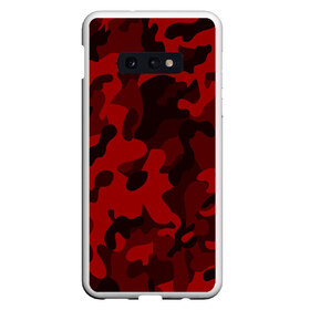 Чехол для Samsung S10E с принтом RED MILITARY в Курске, Силикон | Область печати: задняя сторона чехла, без боковых панелей | Тематика изображения на принте: abstract | camo | geometry | geometry stripes | military | texture | абстракция | геометрические полосы | геометрия | камуфляж | милитари | текстура