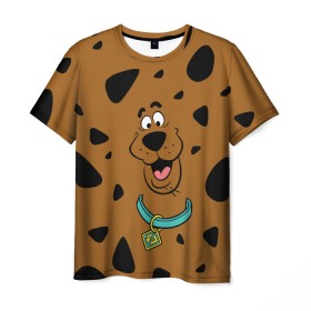 Мужская футболка 3D с принтом Scooby-Doo в Курске, 100% полиэфир | прямой крой, круглый вырез горловины, длина до линии бедер | Тематика изображения на принте: scooby doo | vdosadir | скуберт фон дуенхеймер | скуби ду | уильям ханна