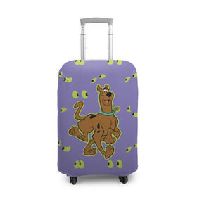 Чехол для чемодана 3D с принтом Scooby-Doo в Курске, 86% полиэфир, 14% спандекс | двустороннее нанесение принта, прорези для ручек и колес | scooby doo | vdosadir | скуберт фон дуенхеймер | скуби ду | собака | уильям ханна