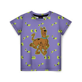 Детская футболка 3D с принтом Scooby-Doo в Курске, 100% гипоаллергенный полиэфир | прямой крой, круглый вырез горловины, длина до линии бедер, чуть спущенное плечо, ткань немного тянется | scooby doo | vdosadir | скуберт фон дуенхеймер | скуби ду | собака | уильям ханна
