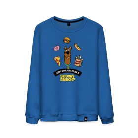 Мужской свитшот хлопок с принтом Scooby Snack в Курске, 100% хлопок |  | Тематика изображения на принте: scooby doo | vdosadir | еда | пицца | скуберт фон дуенхеймер | скуби ду | уильям ханна
