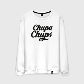 Мужской свитшот хлопок с принтом Chupa-Chups Logo в Курске, 100% хлопок |  | chupa chups | confectus | confetto | бренд | конфета | сладкое | сладость | сосалка | соска | чупа | чупа чупс | чупс