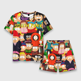 Мужской костюм с шортами 3D с принтом SOUTH PARK в Курске,  |  | Тематика изображения на принте: cartman | kenny | kyle | south park | stan | кайл | картман | кенни | стэн | южный парк