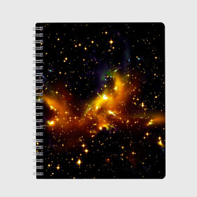 Тетрадь с принтом STARS в Курске, 100% бумага | 48 листов, плотность листов — 60 г/м2, плотность картонной обложки — 250 г/м2. Листы скреплены сбоку удобной пружинной спиралью. Уголки страниц и обложки скругленные. Цвет линий — светло-серый
 | Тематика изображения на принте: abstract | fantasy | space | stars | texture | абстракция | астрономия | вселенная | галактика | геометрия | звезда | звезды | космический | космос | краски | наука | паттерн | полигоны | текстура
