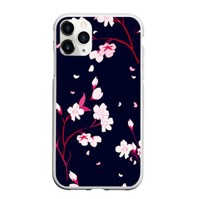 Чехол для iPhone 11 Pro матовый с принтом Сакура в Курске, Силикон |  | Тематика изображения на принте: cherry | flowers | japan | sakura | spring | весна | вишня | дерево | сакура | цветы | япония