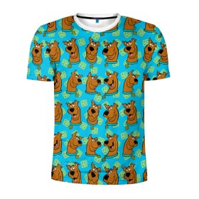 Мужская футболка 3D спортивная с принтом Scooby-Doo в Курске, 100% полиэстер с улучшенными характеристиками | приталенный силуэт, круглая горловина, широкие плечи, сужается к линии бедра | scooby doo | vdosadir | скуберт фон дуенхеймер | скуби ду | уильям ханна