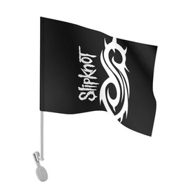 Флаг для автомобиля с принтом Slipknot (6) в Курске, 100% полиэстер | Размер: 30*21 см | devil | metal | music | rock | satana | slipknot | дьявол | метал | музыка | рок | сатана | слипкнот