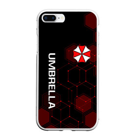 Чехол для iPhone 7Plus/8 Plus матовый с принтом UMBRELLA CORP в Курске, Силикон | Область печати: задняя сторона чехла, без боковых панелей | ada wong | biohazard | leon | nemesis | project resistance | raccoon city | re | re3 | resident evil | resident evil 3 | rpd | stars | umbrella | ада вонг | амбрелла | немезис | ужасы