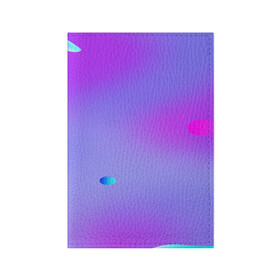 Обложка для паспорта матовая кожа с принтом NEON GRADIENT в Курске, натуральная матовая кожа | размер 19,3 х 13,7 см; прозрачные пластиковые крепления | abstract | abstraction | color | fractal | geometry | paitnt | polygon | polygonal | psy | абстракция | геометрия | краски | неоновые | полигоны | психоделика | фрактал