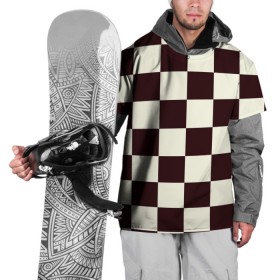 Накидка на куртку 3D с принтом Шахматка в Курске, 100% полиэстер |  | квадраты | текстуры | узор шахматка | узоры | чб | чб квадраты | чб узор | шахматка | шахматная доска | шахматы
