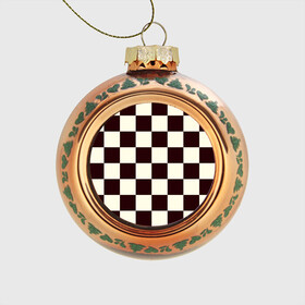 Стеклянный ёлочный шар с принтом Шахматка в Курске, Стекло | Диаметр: 80 мм | квадраты | текстуры | узор шахматка | узоры | чб | чб квадраты | чб узор | шахматка | шахматная доска | шахматы