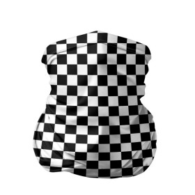Бандана-труба 3D с принтом Шахматка мелкая в Курске, 100% полиэстер, ткань с особыми свойствами — Activecool | плотность 150‒180 г/м2; хорошо тянется, но сохраняет форму | квадраты | мелкая шахматка | текстуры | узор шахматка | узоры | чб | чб квадраты | чб узор | шахматка | шахматная доска | шахматы
