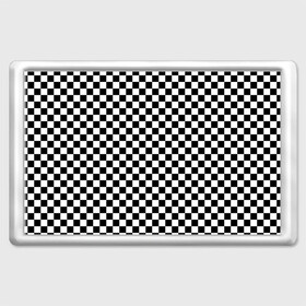 Магнит 45*70 с принтом Шахматка мелкая в Курске, Пластик | Размер: 78*52 мм; Размер печати: 70*45 | Тематика изображения на принте: квадраты | мелкая шахматка | текстуры | узор шахматка | узоры | чб | чб квадраты | чб узор | шахматка | шахматная доска | шахматы