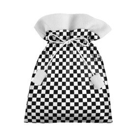 Подарочный 3D мешок с принтом Шахматка мелкая в Курске, 100% полиэстер | Размер: 29*39 см | квадраты | мелкая шахматка | текстуры | узор шахматка | узоры | чб | чб квадраты | чб узор | шахматка | шахматная доска | шахматы