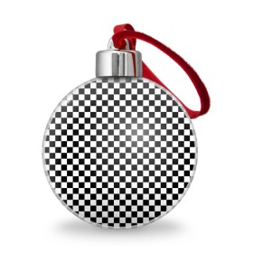 Ёлочный шар с принтом Шахматка мелкая в Курске, Пластик | Диаметр: 77 мм | квадраты | мелкая шахматка | текстуры | узор шахматка | узоры | чб | чб квадраты | чб узор | шахматка | шахматная доска | шахматы
