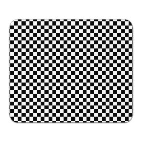 Коврик для мышки прямоугольный с принтом Шахматка мелкая в Курске, натуральный каучук | размер 230 х 185 мм; запечатка лицевой стороны | Тематика изображения на принте: квадраты | мелкая шахматка | текстуры | узор шахматка | узоры | чб | чб квадраты | чб узор | шахматка | шахматная доска | шахматы